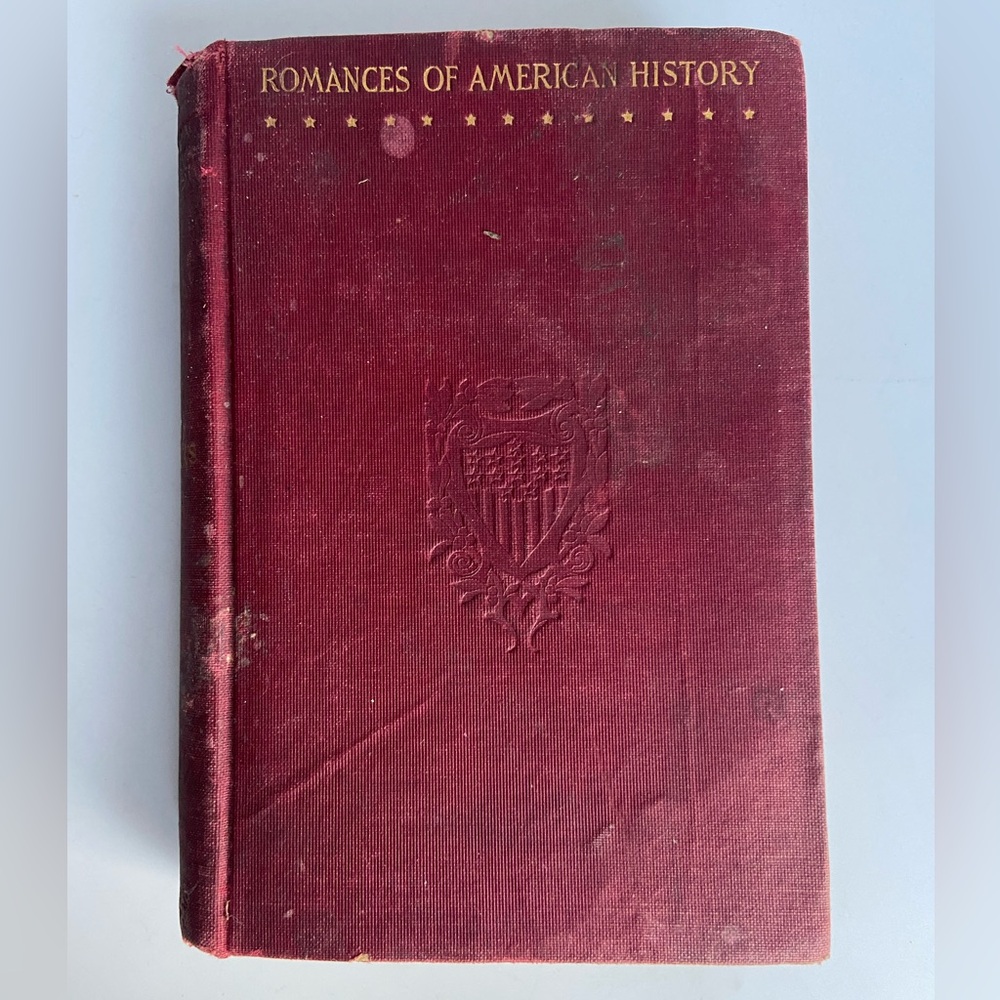 Hearts Courageous Antique Book Red Cover